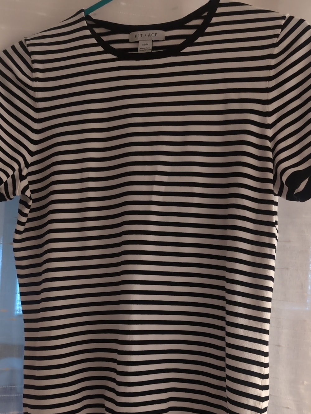 Black and White Striped Women’s Tee